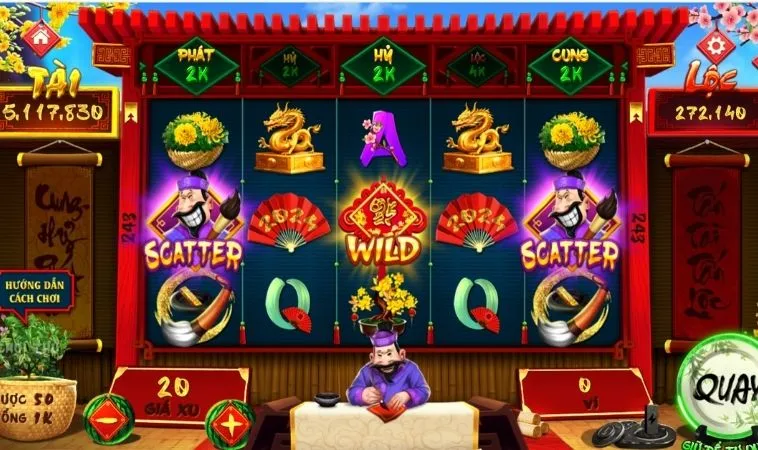 Các biểu tượng trong game Nổ Hũ Ông Đồ Tại TT128