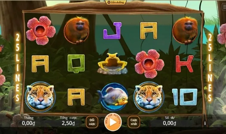 Giao diện chơi Nổ Hũ Rừng Xanh Tại TT128